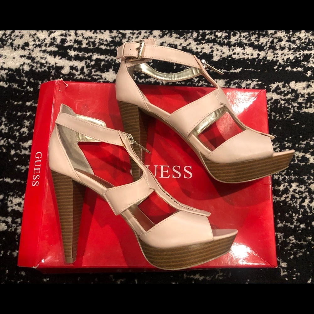 Guess NATESA2 Light Pink high heels. NWB - Picture 3 of 7